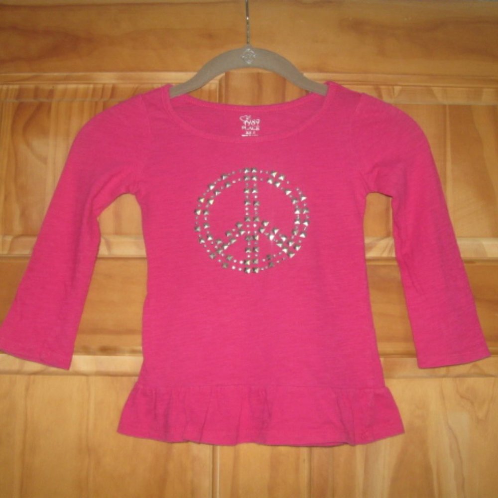 5/$20 Girls Children's Place Pink Long Sleeve Shirt